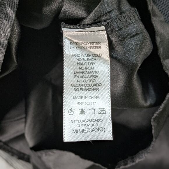 Maitai Black Pleated Midi Skirt Women’s Size M Mesh Overlay A-Line Whimsigoth - Picture 5 of 14